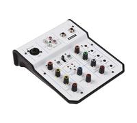 Mélangeur audio professionnel Console de mélange de canaux à 3 canaux avec 48 V Phantom Power Portable USB Type C Powered XLR 6.35mm 3,5 mm Connecteurs pour Home Studio Recording