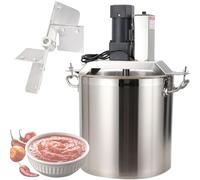 Mélangeur automatique avec baril, agitateur en acier inoxydable pour assaisonnement et sauce, vitesse réglable