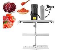 Mélangeur automatique de 60 L avec 2 grattoirs à lame en acier inoxydable, support de vitesse réglable pour confiture, sauce, remplissage et préparation d'assaisonnement pour casserole chaude