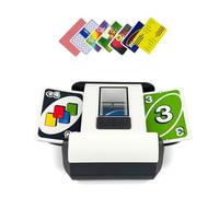 Mélangeur automatique de cartes, batterie rechargeable 2000 mAh, 2 plateaux, mélangeur de cartes électrique ultra silencieux pour poker, pont, blackjack, skip-bo, phase 10, soirées casino et jeux