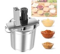 Mélangeur automatique de nourriture électrique commercial avec 4 lames, agitateur de casserole en acier inoxydable pour faire de la confiture, de la sauce, du remplissage et de l'assaisonnement de la