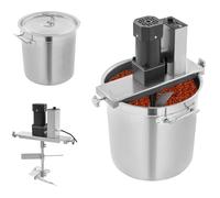 Mélangeur automatique de nourriture,vitesse d'agitation réglable,machine à frire d'agitateur de sauce de soupe de fond d'assaisonnement de marmite(25L)