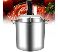 Mélangeur Automatique En Acier Inoxydable Avec Double Agitation Et D'assaisonnement Pour Casseroles Commerciales Pour Une Cuisine Efficace Et Un Assaisonnement De Casseroles Chaudes(140L/36.9Gal)