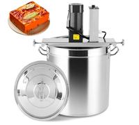 Mélangeur automatique pour casseroles 20 L/50 L/90 L, en acier inoxydable, vitesse réglable, grattoir à 4 lames pour assaisonnement chaud et sauce à soupe