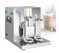 Mélangeur automatique professionnel à double tête pour thé au lait frappé et cocktails 120 W 1-120 s minuterie facile à nettoyer parfait pour les entreprises hôtelières