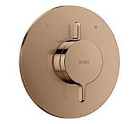 Mélangeur AXOR hansgrohe One 48415300 encastré pour 2 fonctions, or rouge poli