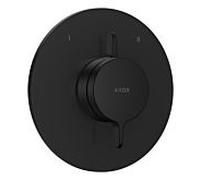 Mélangeur AXOR hansgrohe One 48415670 encastré pour 2 fonctions, noir mat
