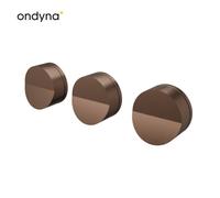 Mélangeur bain douche 3 sorties Piega or rose brossé PVD - CRISTINA ONDYNA PA16334I