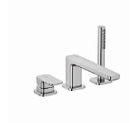 Mélangeur bain-douche 3 trous RENON Kludi 424480575 avec arrivée chromé