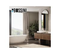 Mélangeur bain/douche avec colonnette d'alimentation par le sol et douchette flat one chromé GILLO - BOSSINI Z00761030