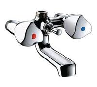 Mélangeur Bain/Douche bicommande bec fixe 1/2 - DELABIE - D2408