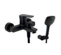 Mélangeur bain Novaservis Metalia 58 Eco avec set de douche 150 mm noir 58020,5
