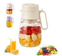 Mélangeur bloame, presse-agrumes bloame 3 en 1, problèmes 12 lames 1000 ml, 2025 nouveau mélangeur de smoothie portable jus électrique, portable sans fil personnel pour shakes et smoothies(White)
