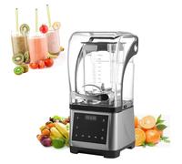 Mélangeur commercial 1,8L, machine à smoothie électrique 2200W, mélangeur de bar avec enceinte sonore robuste for smoothies, milkshakes et cocktails