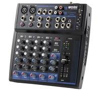MÉLANGEUR COMPACT 8 CANAUX AVEC BT ; GEM-08USB (GEMINI) Quantité X 1