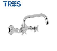 Mélangeur cuisine mélangeur évier mural distance depuis mur 237 mm - TRES 24221501