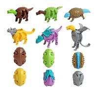 Mélangeur D'¿Ufs De Dinosaure En Forme De Puzzle, Cadeau Idéal Pour Les Tout-Petits, Jouets De Pâques, Figurines Déformables, 1 Pièce