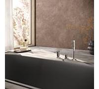Mélangeur de bain trois trous Herzbach DEEP 18.022025.2.01 sans bec chromé