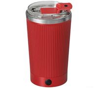 Mélangeur de boissons en acier inoxydable 316 avec base de charge amovible pour café, jus d'aloe vera, élixirs de grenade et boissons riches en antioxydants (doublure intérieure 316 rouge)