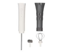 Mélangeur de boissons portatif de baguette de mousseur de lait de cuisine avec 2 accessoires de fouet fabricant de mousse de fouet électrique pour l'oeuf de chocolat chaud de