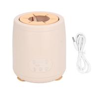 Mélangeur de Bouteille de Lait électrique, Chauffage Mains Libres, Sucette Automatique, Shaker de Bouteille de Lait à 360 Degrés pour les Tout-petits pour la Maison (Beige)