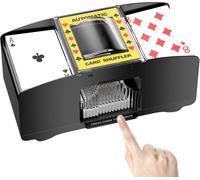 Melangeur De Carte Électronique,Mélangeur De Cartes À Jouer,Trieur De Carte,Card Shuffler 1-2 Ponts,Automatique D'outil De Mélangeurs De Carte,Pour Uno,Poker,Blackjack,Texas Hold'em