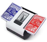 Mélangeur de Cartes Automatique Électrique pour 1-2 Jeux - Mode Auto/Manuel - Batterie 2000mAh Rechargeable USB-C - Silencieux - Compatible Poker, Belote, UNO, Blackjack, Texas Hold'em