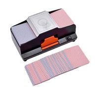 Mélangeur De Cartes électrique Automatique, Double Alimentation (Batterie/USB) pour 1-2 Jeux, Poker, Blackjack, Texas Hold'em - Accessoires De Jeux De Fête pour Casino à Domicile