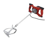 Mélangeur de Ciment Electrique, Mélangeur de Mortier Peinture 1500W 220V Malaxeur Ciment Agitateur Mortier Réglable à 6 Vitesses Double Poignée pour Mortiers Béton Coulis de Boue Fourrage
