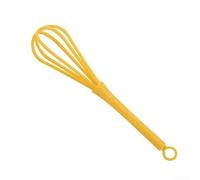 Mélangeur de couleur pour cheveux pour mini fouet pour utilisation en salon - Batteur manuel à œufs et outil de mélange de teinture de 18,5 cm de long (jaune)