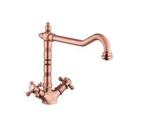 Mélangeur de cuisine bec rétro mobile Tiffany Vieux Cuivre
