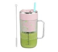 Mélangeur de cuisine rechargeable de 400 ml - Compteur de presse-agrumes électrique portable, pour voyage, salle de sport, dortoir, appartement, légumes, yaourt, mangue, pastèque, banane