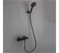 Mélangeur de douche de salle de bain ensemble Baignoire cascade robinet thermostatique baignoire/douche mélangeur en laiton robinet à double poignée de bain douche de douche de baignoire LWX