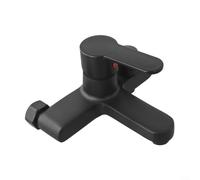 Mélangeur de douche en alliage de zinc pour baignoire avec équilibre eau chaude et froide et design de pulvérisation à ouverture latérale