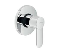 Mélangeur de douche encastré monocommande sable nobles économie d'énergie chrome