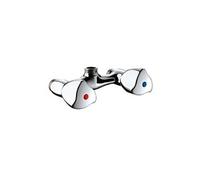 mélangeur douche - chromé - tête à clapet long-life - mâle 15 x 21 - entraxe 110mm - delabie d2470