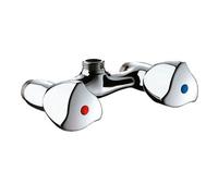 Mélangeur de douche mural laiton chromé M1/2entraxe 110 mm Delabie
