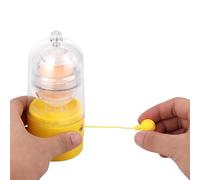 Mélangeur de jaune d'oeuf, Fabricant d'œufs dorés, mélangeur d'oeufs Shaker en silicone avec Traction Tirant des Corde, Cuisine Gadgets pour Mélanger Les Blancs Jaunes Efficace Cuisine Gadgets