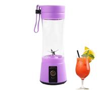 Mélangeur de jus de charge USB - Mini Juicer Cup 400 ml, mélangeur nutritionnel portable | Blender personnel haute vitesse pour fruits et légumes, nutrition sportive, smoothies, banane, carot