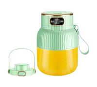 Mélangeur de jus de fruits portable rechargeable par USB avec affichage numérique 600 ml pour la maison, les sports en plein air