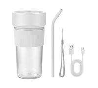 Mélangeur de jus personnel - Blender à propulsion USB, shaker aux fruits | Mini mélangeur portable de 350 ml avec des lames en acier inoxydable, fabricant de smoothies rapides pour milkshakes, fitness