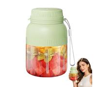 Mélangeur de Jus Portable,Blender à Fruits sans Fil,Mini Juicer électrique de 420ml, Mini Mixeur à Smoothie,Nettoyage Automatique,Mixeur pour Smoothies,Jus et Shakes (Vert)