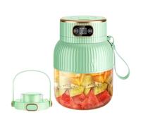 Mélangeur de jus portable - Gobelet mélangeur rechargeable par USB | 600 ml | Robot culinaire à affichage numérique | Machine à secouer multifonction pratique en voyage | pour shakes smoothies