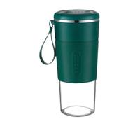 Mélangeur de jus portable - Mélangeur à batterie, petit shaker de boisson | Tasse de voyage de 300 ml, coupe en acier inoxydable, machine à fruits compacte pour le sport, la maison, les pique-niques