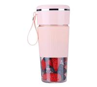 Mélangeur de jus portable - Mélangeur à batterie, petit shaker de boisson | Tasse de voyage de 300 ml, coupe en acier inoxydable, machine à fruits compacte pour le sport, la maison, les pique-niques