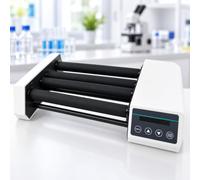 Mélangeur de laboratoire numérique, shaker à 4 rouleaux, minuterie 20-80 tr | Support polyvalent avec capacité de 2 kg, idéal pour les rouleaux stables et espacement optimisé dans diverses applications
