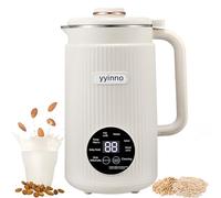 Mélangeur de lait de noix, machine à lait de soja automatique de grande capacité de 1,2 l avec minuterie de démarrage différé de 18 h et maintien au chaud, machine à lait d'amande/soja/avoine