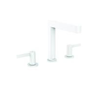Hansgrohe Robinetterie de lavabo Finoris 3 trous 160 Push-Open portée 169 mm blanc mat