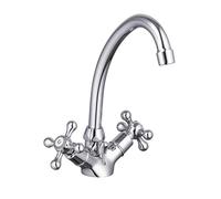 Mélangeur de Lavabo Haut Rétro Chromé FEDLEEN by Eurosanit