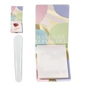 Mélangeur de maquillage - Palette pour fond de teint | Feuilles de texture avec dos étanche et actifs de mélange de beauté pour correcteur, fard à paupières, blush liquide et studios d'art